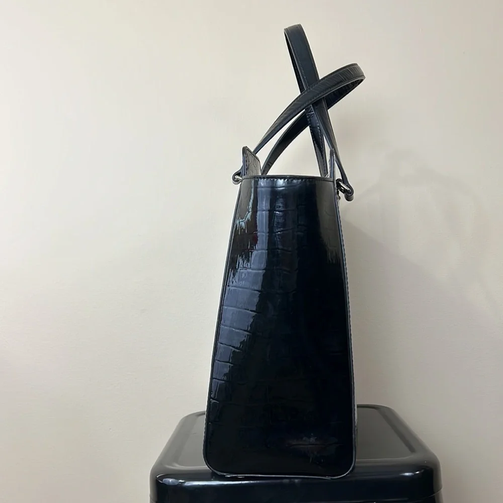 Kate Spade Elissa Croc Embossed Laptop Bag - Picture 8 of 15